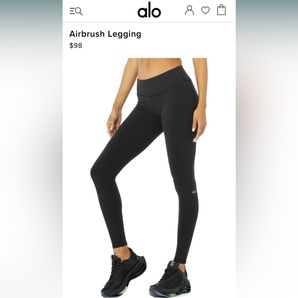 NWT Alo Airbrush Leggings size Large